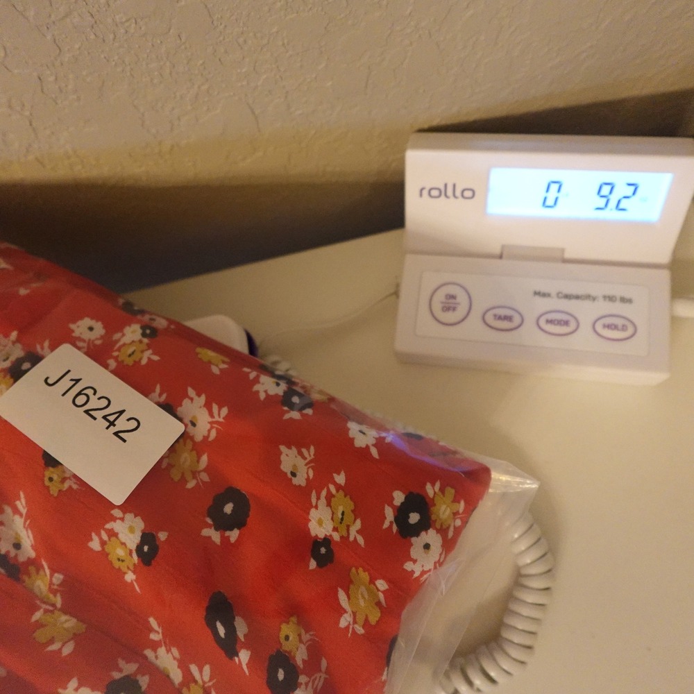 Faithfull The Brand Dress Women Small Red Ari Midi Floral Puff Sleeve Button - Picture 10 of 10